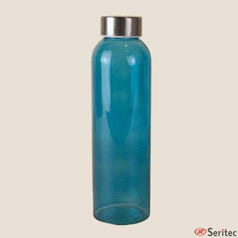 Botella agua cristal 500 ml personalizada
