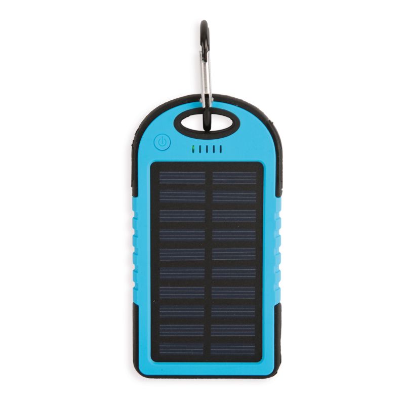 Batería externa solar para dos dispositivos personalizada